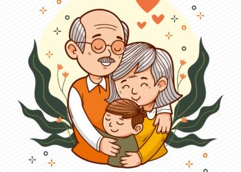 En la lista de los lazos familiares, la relación entre los abuelos y nietos suele ser una de las más especiales (FreePick).