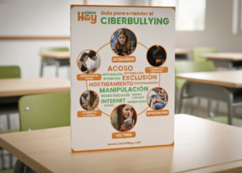 Guía para entender el ciberbullying (Montaje Gmini/IA).