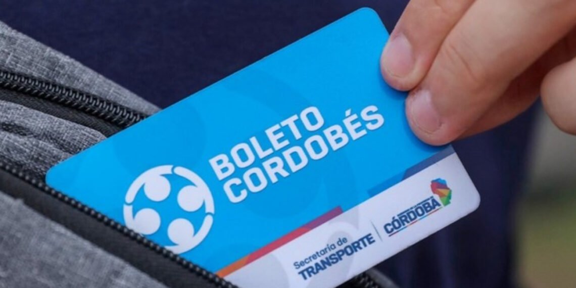 Boleto cordobés (Gobierno de Córdoba).