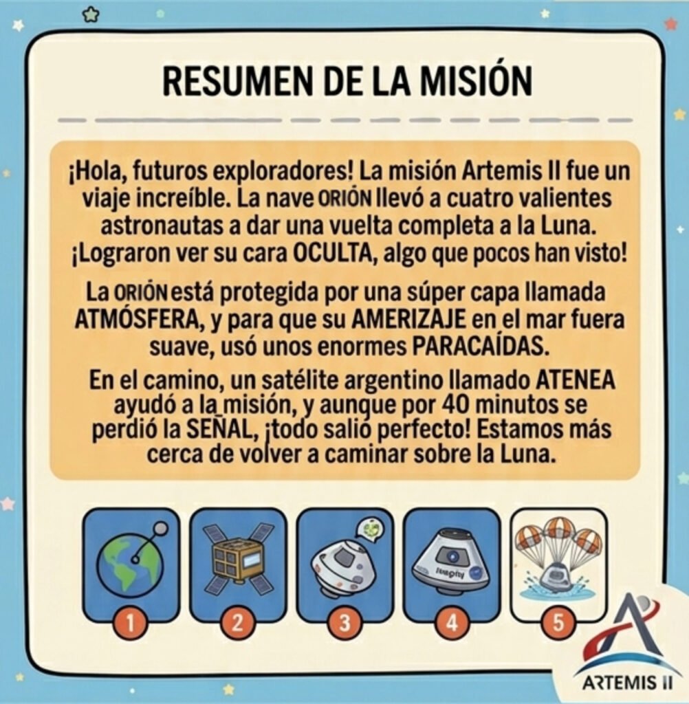 Crucigrama Artemis I.