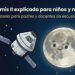Artemis II explicada para niños (Imagen generada con Gemini).