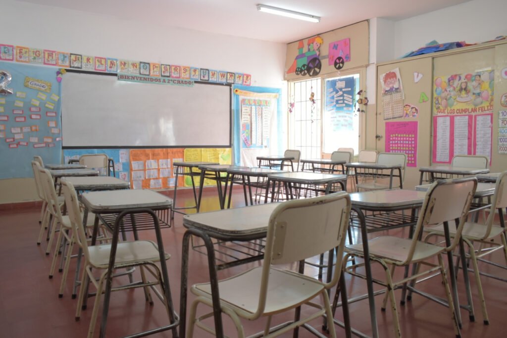Aula de una escuela en Córdoba (Gobierno de Córdoba).