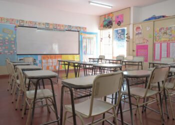 Aula de una escuela en Córdoba (Gobierno de Córdoba).