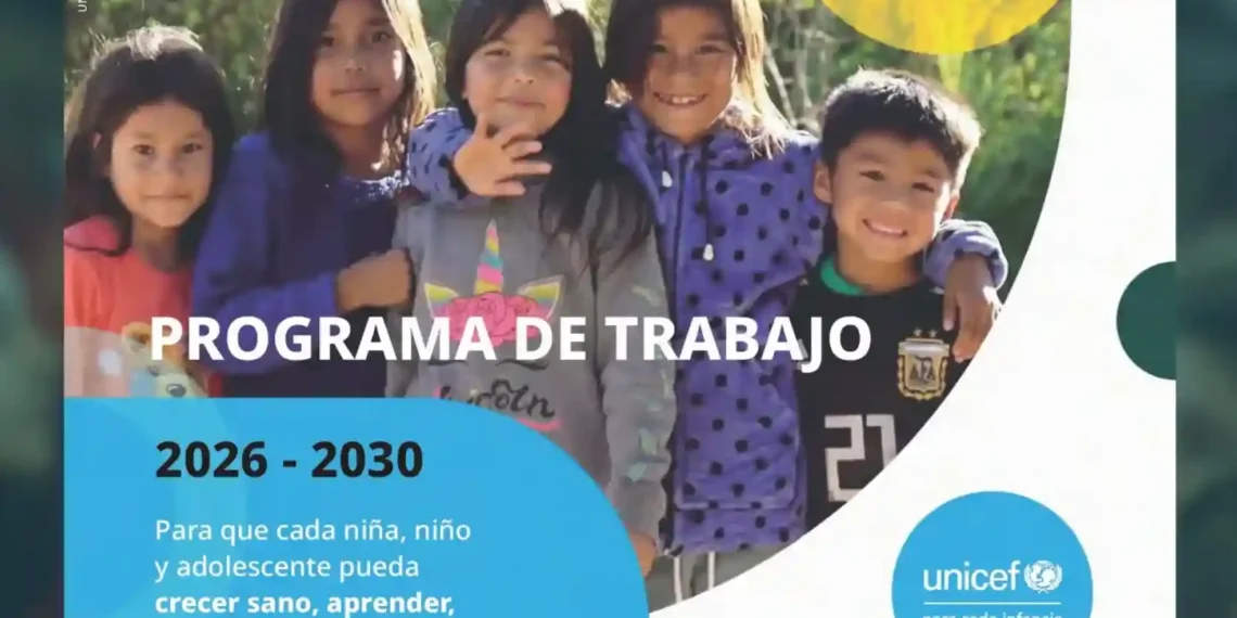 Unicef presentó su programa 2026-2030 en Argentina: pobreza infantil, educación y violencia, entre las principales urgencias
