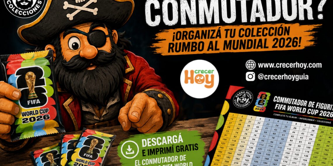 Descargá el Conmutador de figuritas del álbum Barba Negra Mundial 2026