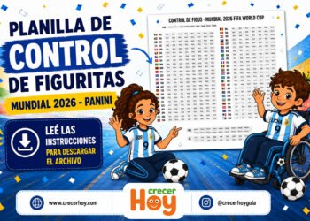 Descargá la Planilla para controlar las figuritas del álbum del Mundial 2026 Panini