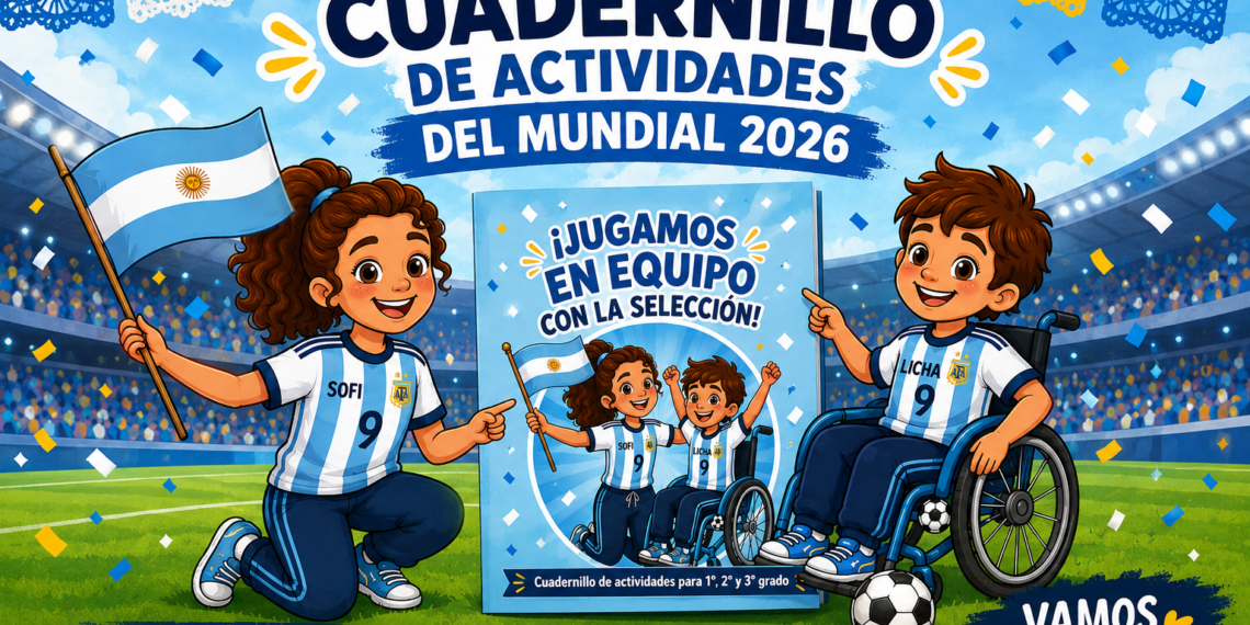 Cuadernillo de actividades para el Mundial 2026. Primer ciclo.