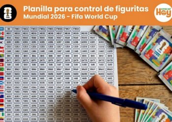Descargá la Planilla para controlar las figuritas del álbum del Mundial 2026 Panini