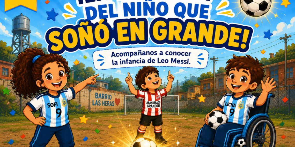 La infancia de Lionel Messi, contada para niños.
