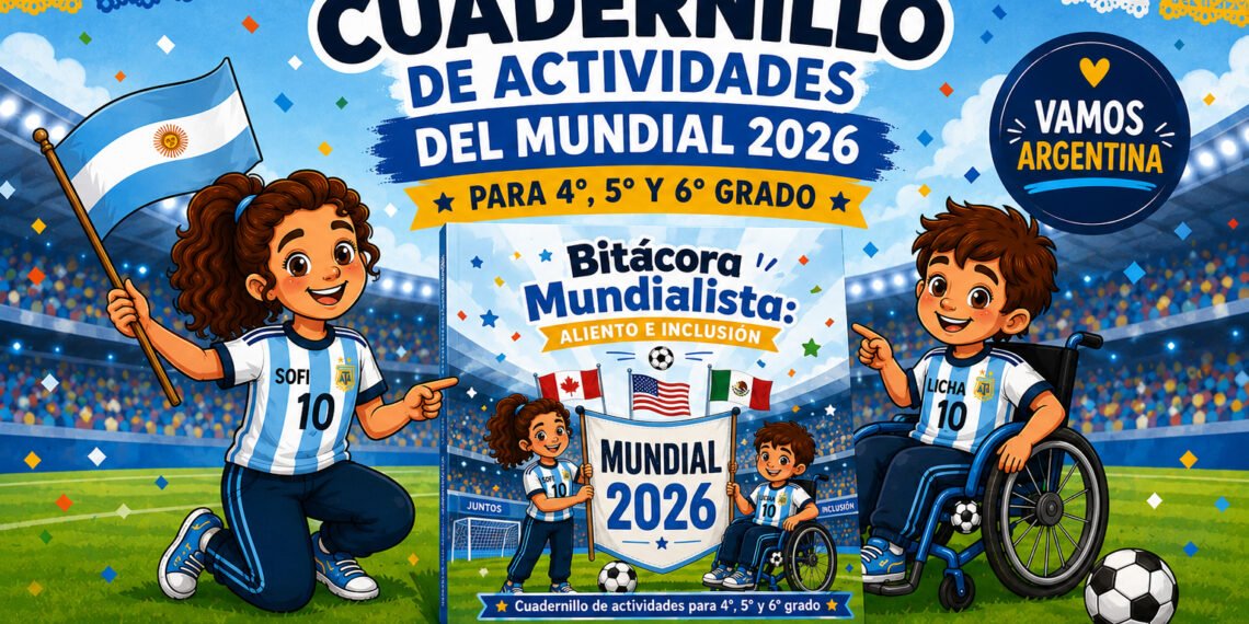 Cuadernillo de actividades para el Mundial 2026. Segundo ciclo.