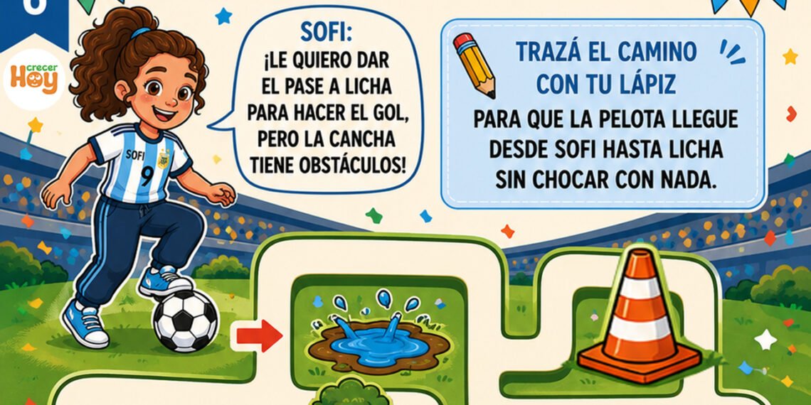 Actividades para niños: ¡el laberinto del Mundial 2026!