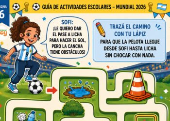 Actividades para niños: ¡el laberinto del Mundial 2026!
