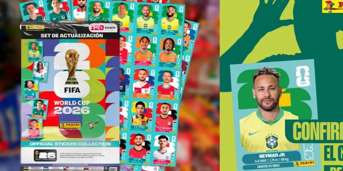 Set de actualización Panini Mundial 2026.