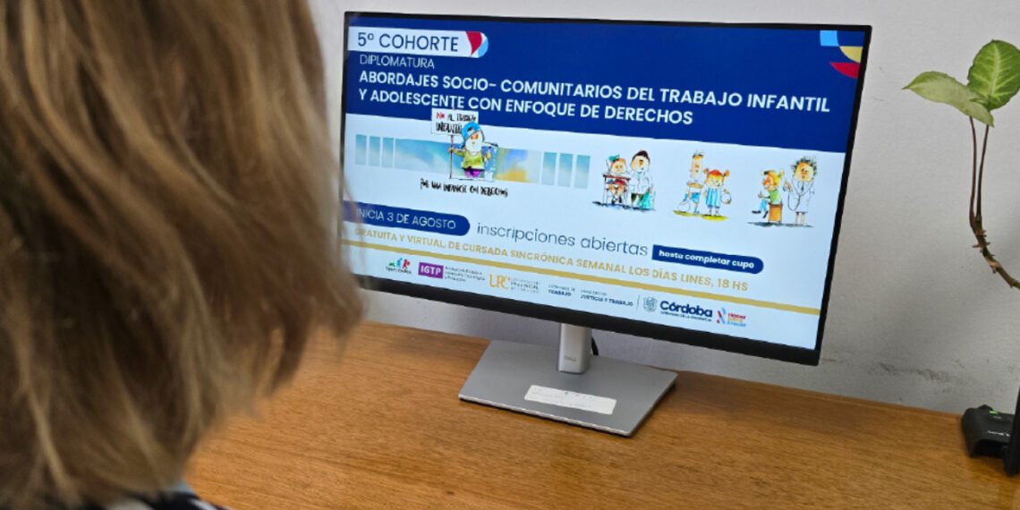 Diplomatura virtual sobre abordajes socio-comunitarios del trabajo infantil para formar agentes especializados en la protección de derechos.