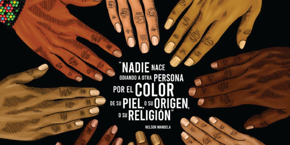 Racismo. Ilustración de Paulina Angélica Mendoza Espíndola.
