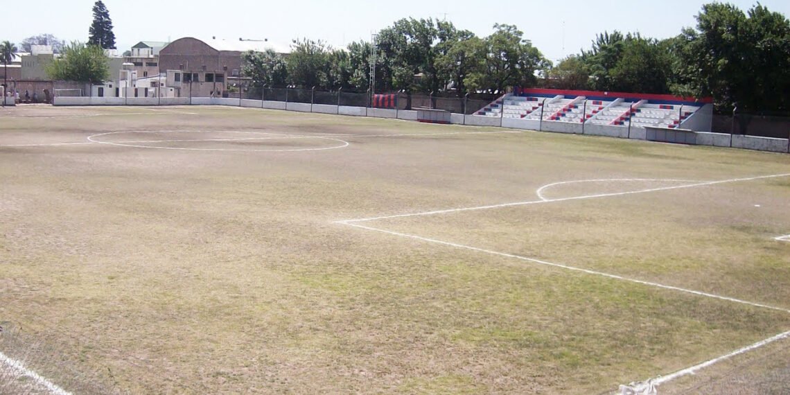 La cancha del club San Lorenzo, en Córdoba.