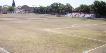 La cancha del club San Lorenzo, en Córdoba.