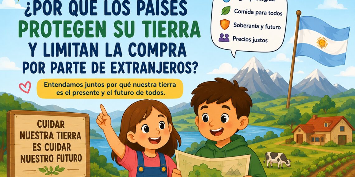 Ley de Tierra, explicada para niños y niñas.