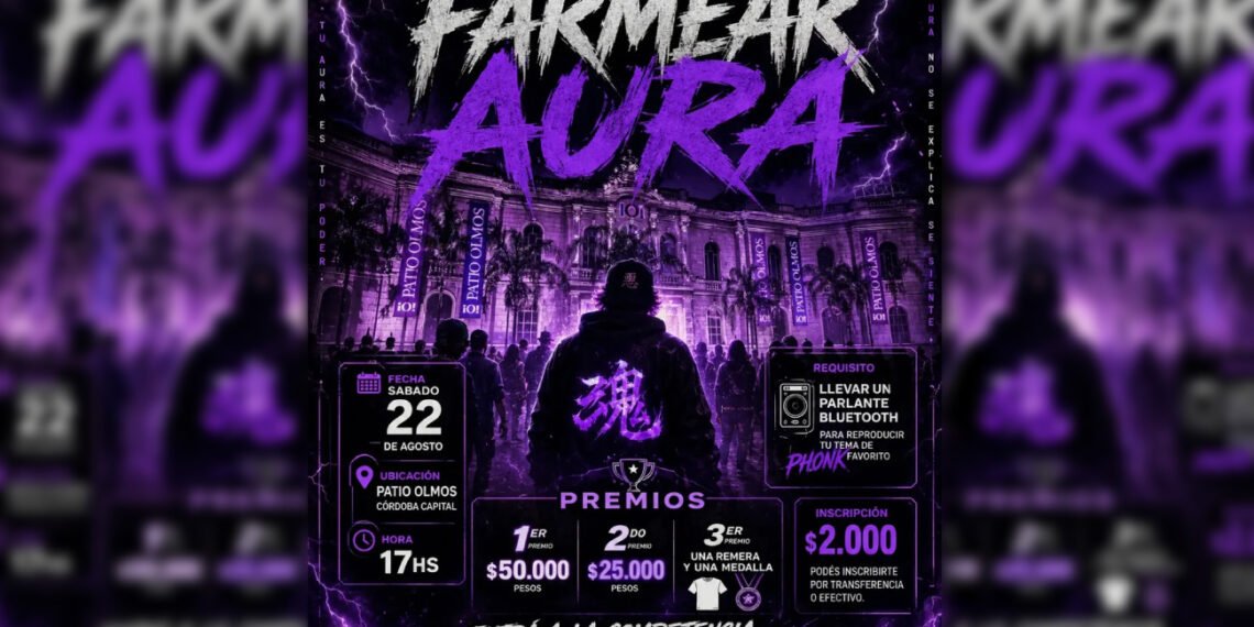 Encuentro viral en Córdoba: llega la primera batalla de "farmear aura" a la ciudad